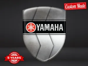 Yamaha Etiqueta Impermeable Premium Profesional Minimalista